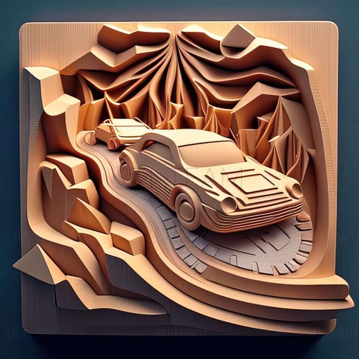 3D model Traffic Racer game (STL)